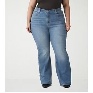 Levi's Blue Flare & Wide Leg Jeans
